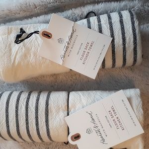 2 Hearth & Hand with Magnolia Flour Sack Kitchen Towels